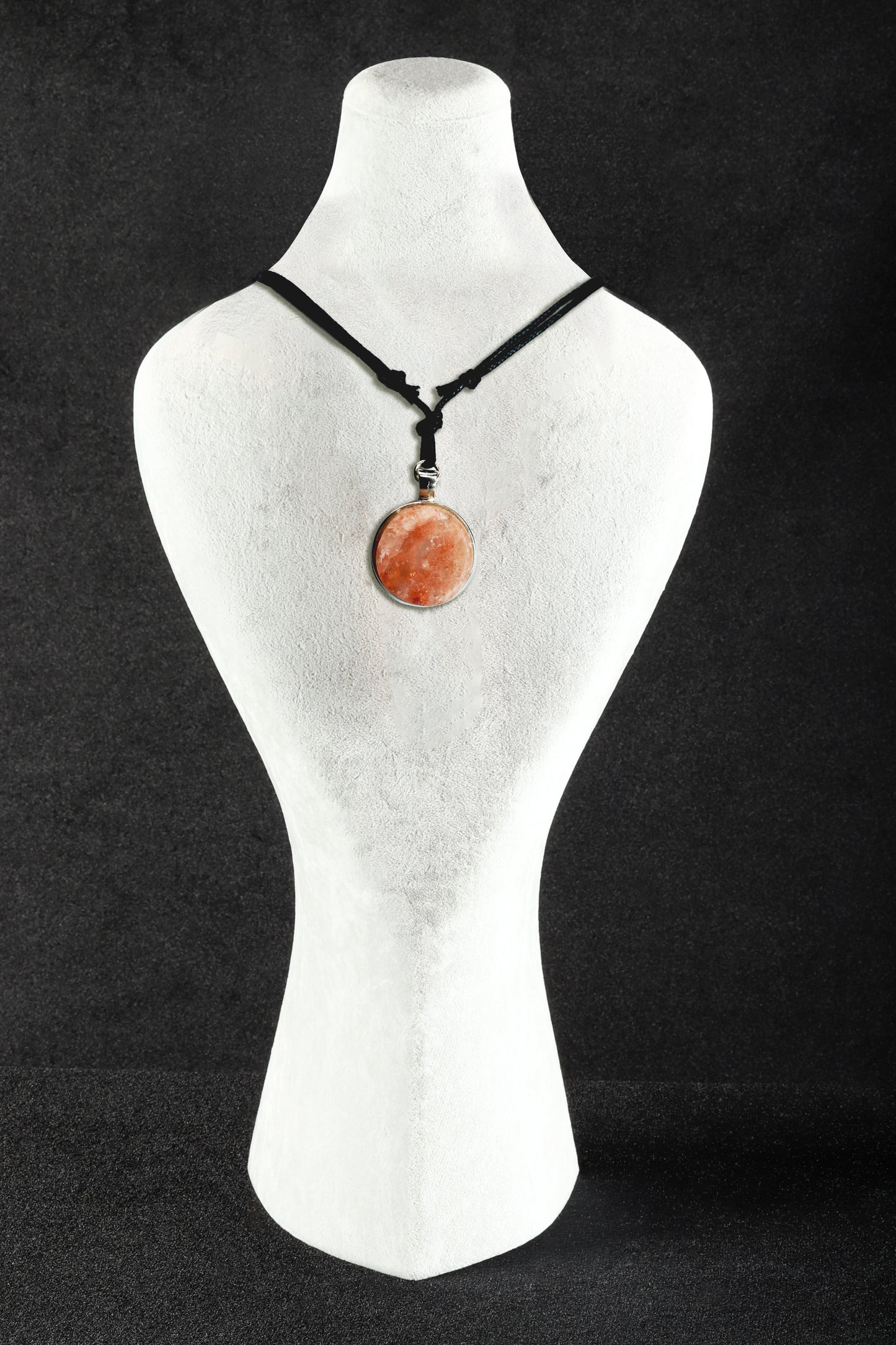 Salt Pendant - Cotton Rope Necklace